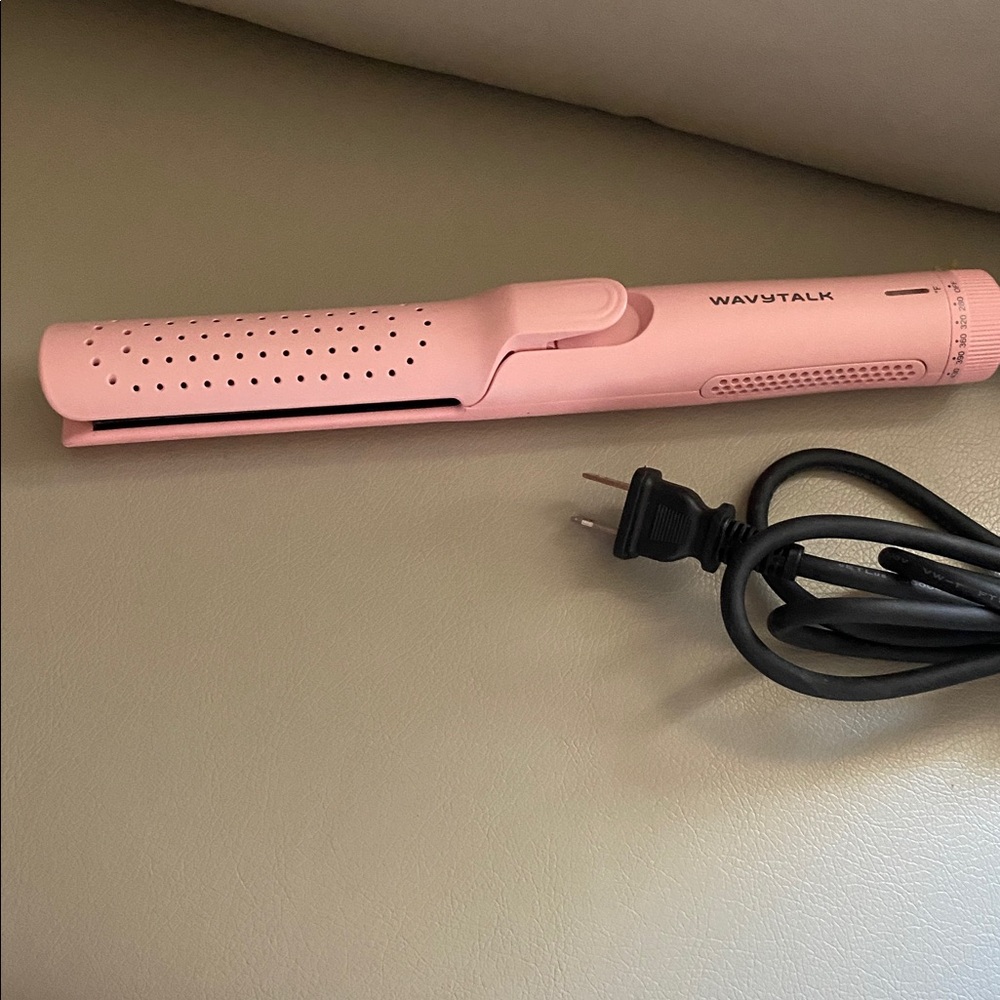 Wavytalk Pink Hair Straightener/ Curler 2 in 1 air flow styler - Picture 2 of 2
